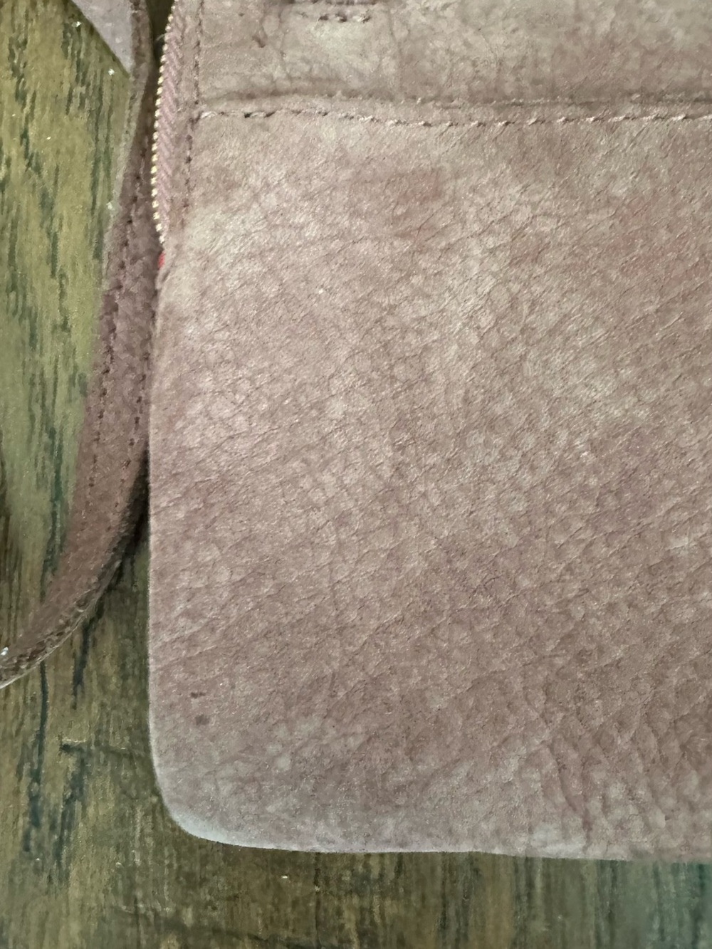 Hammitt Nash Rose Natural Leather Wristlet with Crossbody Strap - Picture 4 of 10